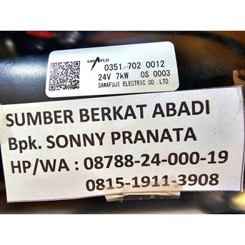 SAWAFUJI 0351 702 0012 STARTER 24V 7KW 11T MOTOR 03517020012 - GENUINE