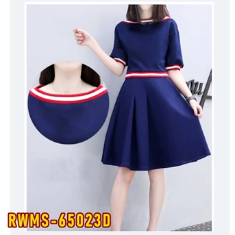 rwms-65023d dress wanita / pakaian / terusan / gaun perempuan / cewek-4