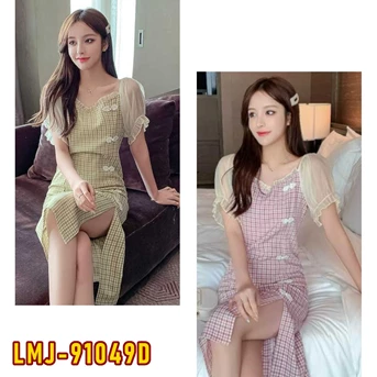lmj-91049d dress wanita / pakaian / terusan / gaun perempuan / cewek-5