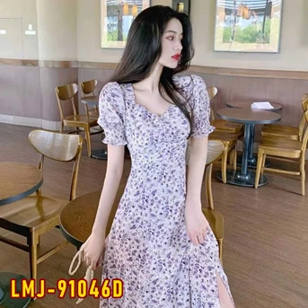 LMJ-91046D Dress Wanita / Pakaian / Terusan / Gaun Perempuan / Cewek