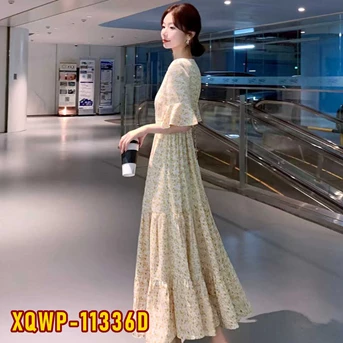 xqwp-11336d dress wanita / pakaian / terusan / gaun perempuan / cewe-4