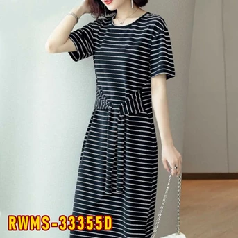 rwms-33355d dress wanita / pakaian / terusan / gaun perempuan / cewek