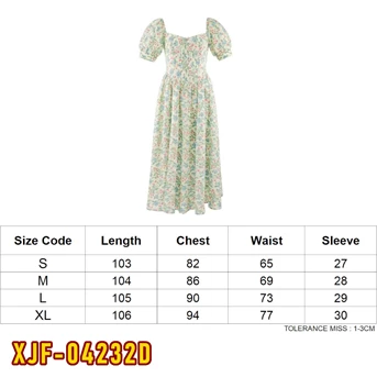 xjf-04232d dress wanita / pakaian / terusan / gaun perempuan / cewek-1
