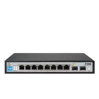 d-link dgs-f1100-10ps-e 250m 8-port 1000 mbps poe switch with 2 sfp
