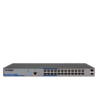 D-LINK DGS-F1210-26PS-E 250M 24-Port 1000 Mbps PoE Switch with 2 SFP