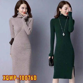 xqwp-10076d dress wanita / pakaian / terusan / gaun perempuan / cewek-3