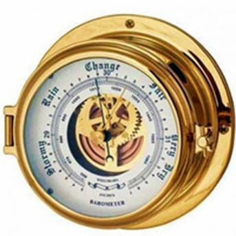 barometer brass base 180mm