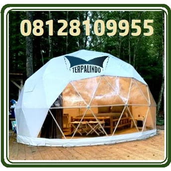 tenda dome geodesic untuk camp rombongan wisata