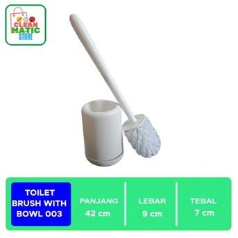 TOILET BRUSH WITH BOWL 003 - CLEAN MATIC