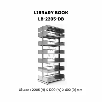 LIBRARY RACK LB-2205-DB