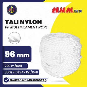 tali nylon // tali nilon tambang putih polos-3