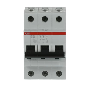 ABB MCB Mini Circuit Breaker S203-C40 3Pole 40A 6kA 2CDS253001R0404