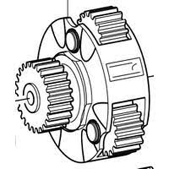 DEMAG PLANETARY WHEEL STAGE 2 FOR DH1040 PN 81404546 / PLANET WH.CARR.