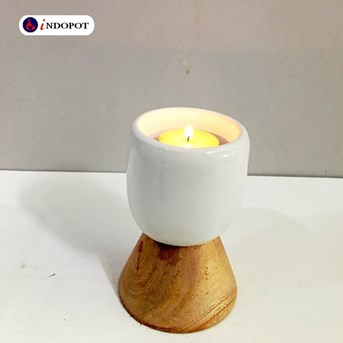 Burner Tempat Lilin Aromateraphy Bahan Keramik Cantik Minimalis