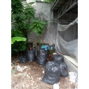 Perawatan taman bersihkan sampah taman di Asuransi Bintang 04/11/2023