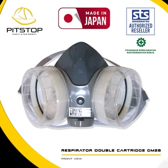 Masker Respirator Shigematsu GM28 Safety Gas Mask Filter Anti Kimia