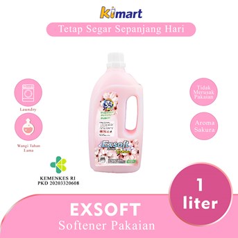 EXSOFT SOFTENER Pewangi Pelembut laundry