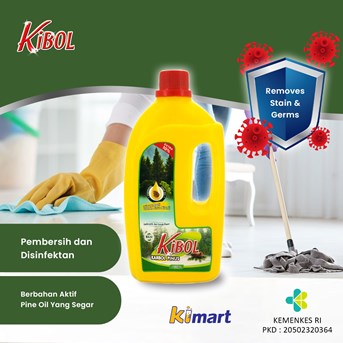 KIBOL Karbol Disinfektan Pembersih Lantai 1 liter