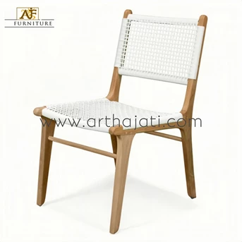 Dining chair | Wood & Rattan