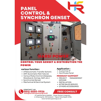 Panel Control & Synchron Genset