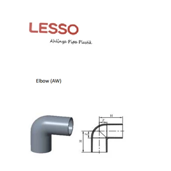 ELBOW AW LESSO uk 1/2 - 6 Inch