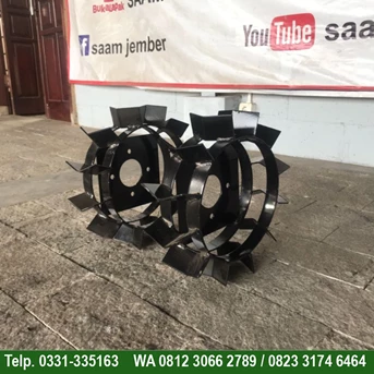 roda besi iron wheel untuk mini tiller / traktor mini-1