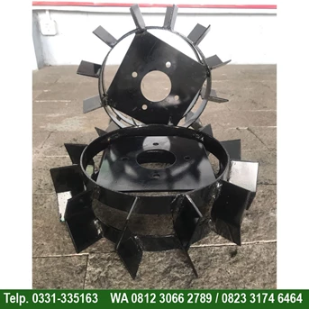roda besi iron wheel untuk mini tiller / traktor mini-4