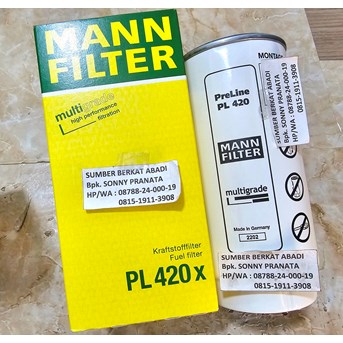MANN PL420 PL 420 FUEL FILTER PL 420 X PL420X PL 420X - GENUINE