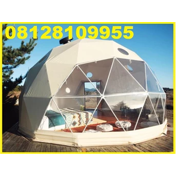produsen tenda dome geodesic untuk wisata pedalaman hutan