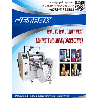 Roll to Roll Label Heat Laminate Machine (correcting)