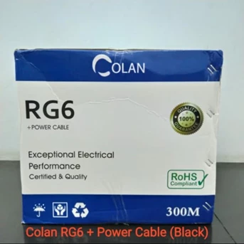 Coaxial Cable Colan RG 6 + Power