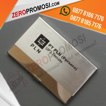 business card holder - tempat kartu nama stainless-1