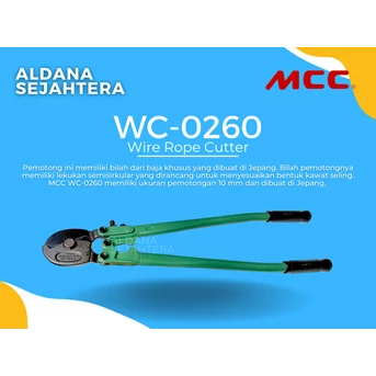 MCC WC-0260 WIRE ROPE CUTTER