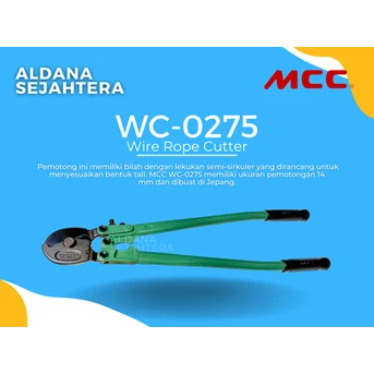 MCC WC-0275 WIRE ROPE CUTTER