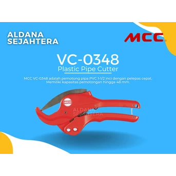 MCC VC-0348 PLASTIC PIPE CUTTER
