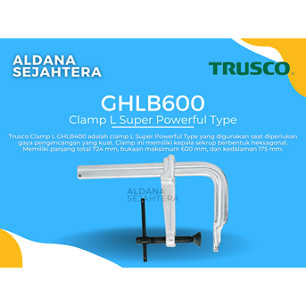 TRUSCO GHLB600 CLAMP L SUPER POWERFUL TYPE