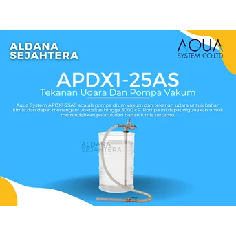 AQUA SYSTEM APDX1-25AS AIR PRESSURE AND VACUUM PUMP