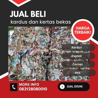 Kami Menerima Kardus, Duplex, HVS, dan Koran di Banten