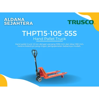TRUSCO THPT15-105-55S HAND PALLET TRUCK