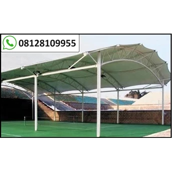 produsen kanopi membran untuk lapangan badminton sekolah-1