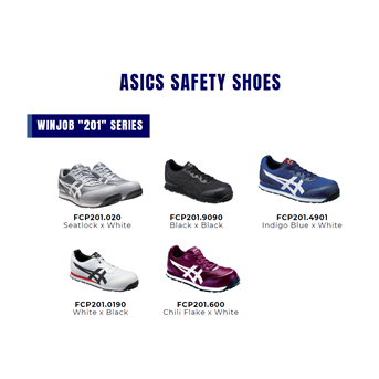 Sepatu Safety ASICS FCP201 Winjob Protective Sneakers All Colors