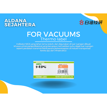 THERMO LABEL FOR VACUUMS