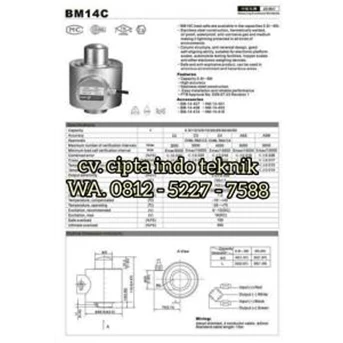 load cell merk zemic bm 14c - c3 - 30 ton-1