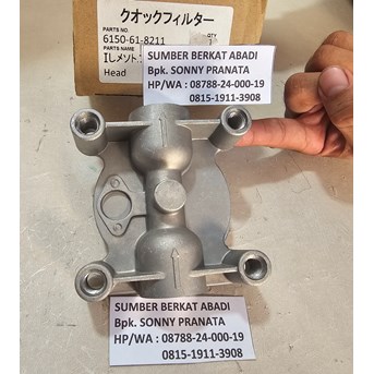 HEAD FILTER 6150-61-8211 WF2076 KEPALA FILTER WF 2076 FILTER WF-2076
