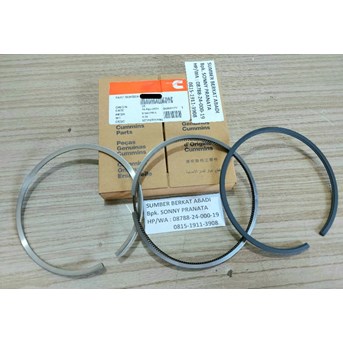CUMMINS 3802831 RING PISTON SET 3897673 - 1 KOTAK ISI 3 RING - 6BT