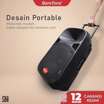 BARETONE MAX12MHWR / MAX 12 MHWR 12 INCH - Speaker Portable Bluetooth