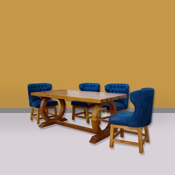 Set Meja Baleoha Kerajinan Kayu