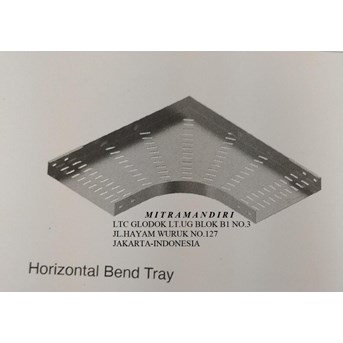 COVER HORIZONTAL ELBOW TRAY 500MM / KABEL TRAY