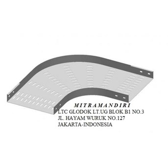 HORIZONTAL ELBOW TRAY 400X100 / KABEL TRAY