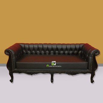 Sofa Umkako Black Casual Kerajinan Kayu